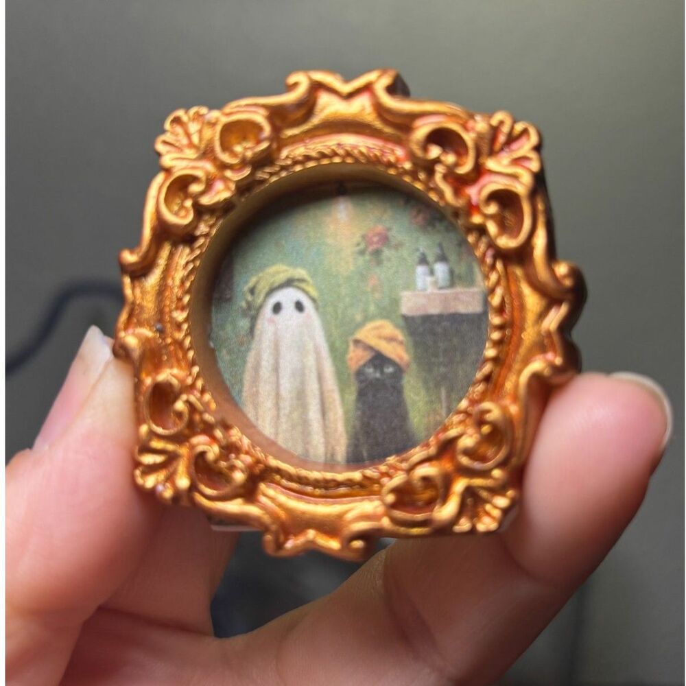 Ghost and kitty